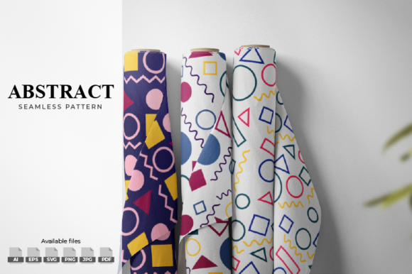 Abstract Seamless Patterns for Embroidery Projects