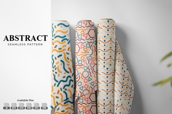 Abstract Seamless Patterns for Modern Branding and Marketing