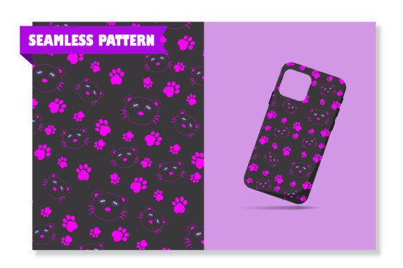 Cute Cat Patterns for Marketing Graphics
