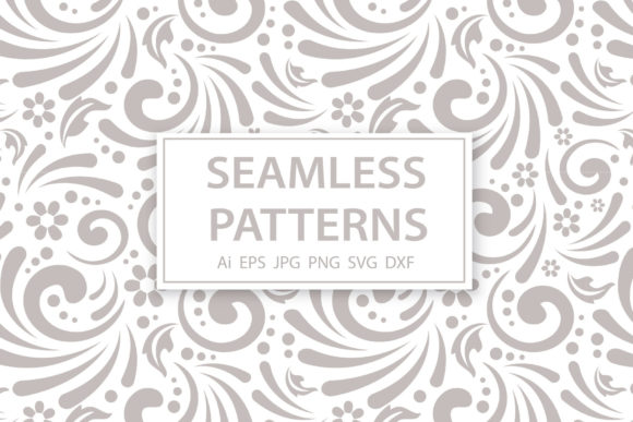 Floral Seamless Patterns for Embroidery Projects
