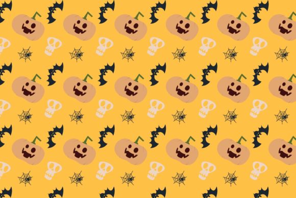 Halloween Patterns Icon-006: A Graphic Design Asset for Seasonal Content