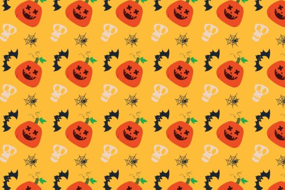Halloween Patterns Icon-007: A Versatile Graphic Design Asset