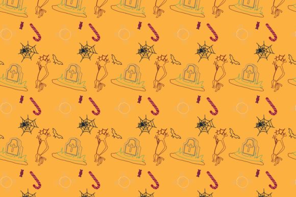 Halloween Patterns Icon-075: A Graphic Design Asset for Seasonal Content