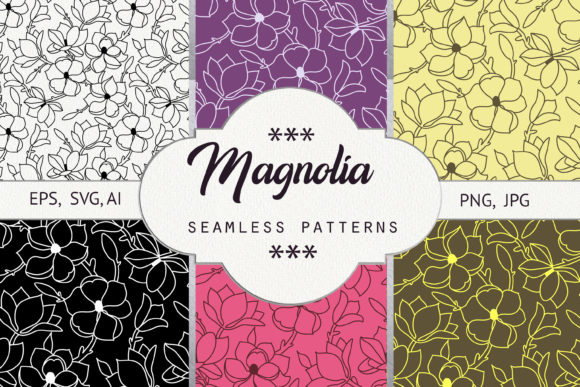 Magnolia Seamless Patterns Review