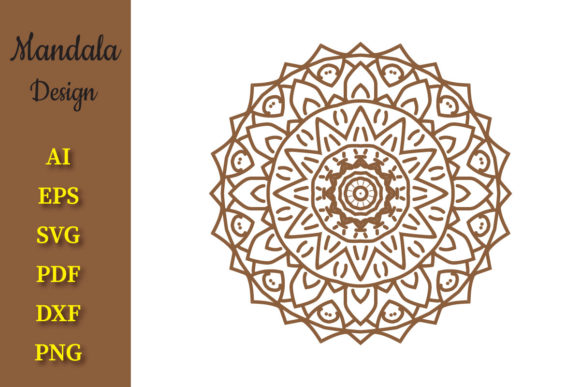Mandala Design for Patterns Vol.04 – A Graphic Design Asset for Creative Projects