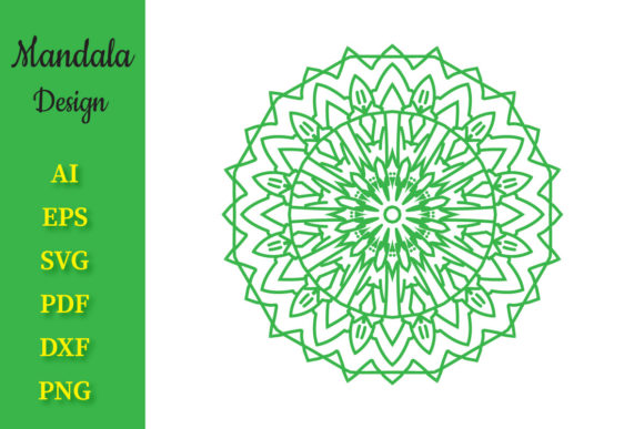 Mandala Design for Patterns Vol.07 – A Versatile Graphic Asset for Digital Sellers