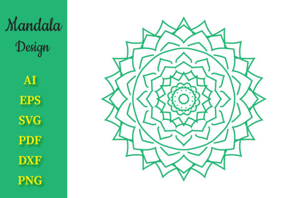 Mandala Design for Patterns Vol.08 – A Versatile Graphic Asset for Bloggers and Publishers