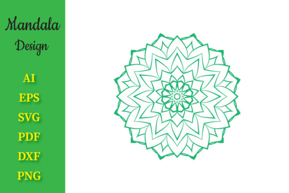 Mandala Design for Patterns Vol.44 – A Versatile Graphic Asset for Digital Sellers
