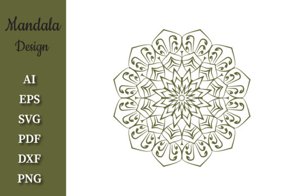 Mandala Design for Patterns Vol.55 – A Graphic Asset for Creative Projects