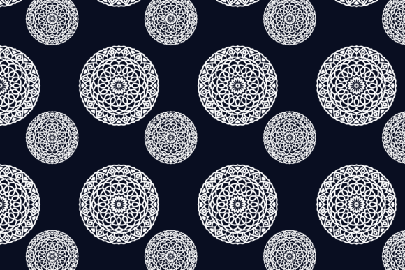 Patterns Round Background - A Versatile Graphic Design Asset for Local Brands