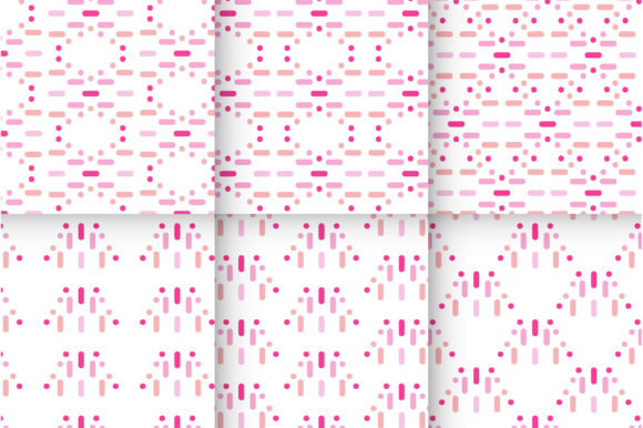Pink Pastel Patterns for Baby Girl – A Versatile Graphic Design Asset